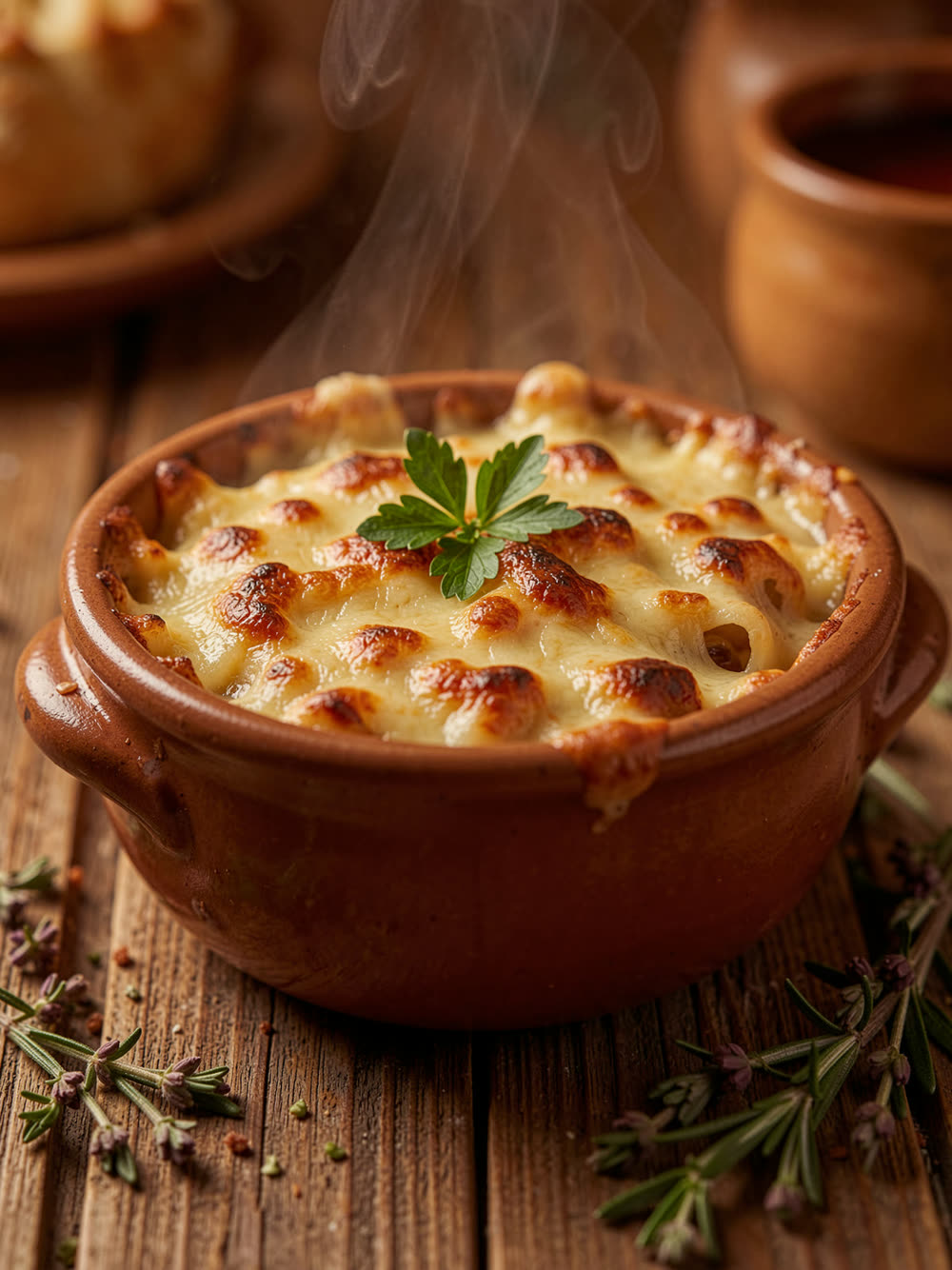 Sopa de Cebola Gratinada