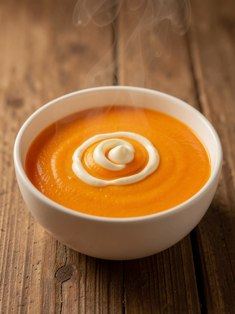 Sopa Cremosa de Cenoura